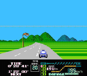 Famicom Grand Prix II - 3D Hot Rally Screenshot
