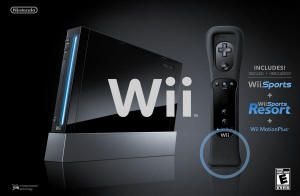 Nintendo Wii black model