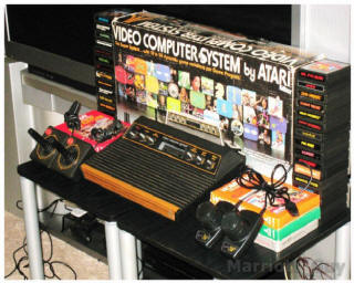 Atari 2600 (woody) Video Computer Games Console Vintage With video